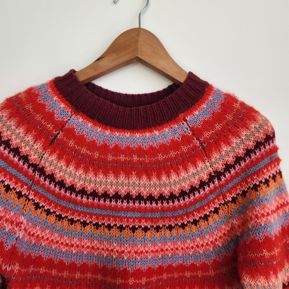 American Eagle Outfitters Vibrant Striped Crew Neck Sweater - Picture 2 of 11